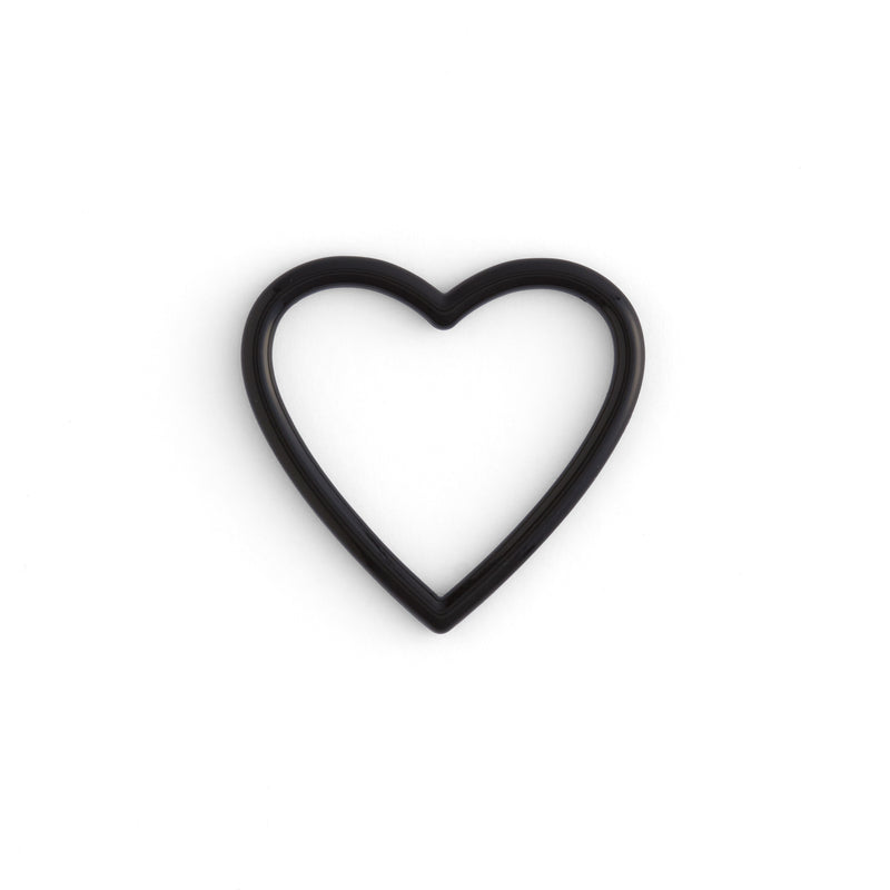 Paquete de 10 anillos de corazón
