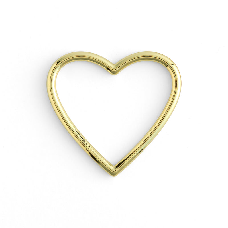 Paquete de 10 anillos de corazón