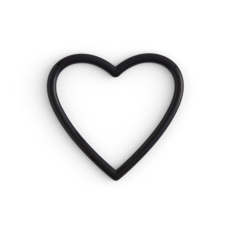Paquete de 10 anillos de corazón