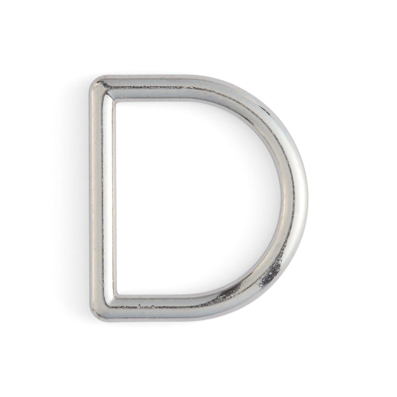 Anillos en D sólidos decorativos