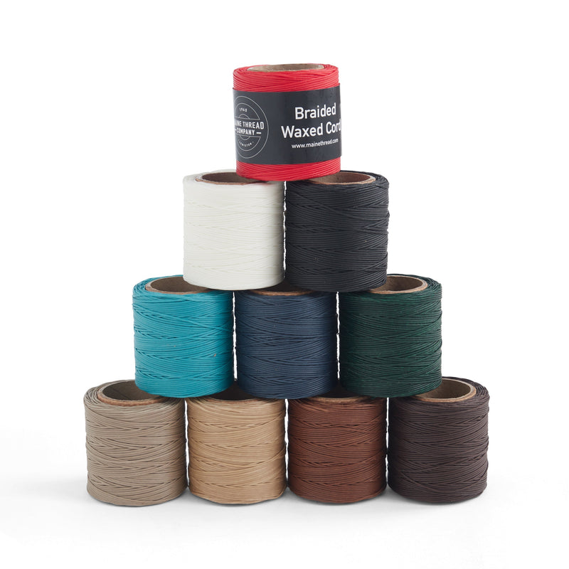 Maine Thread Company Braided Waxed Poly Cord - FINAL SALE