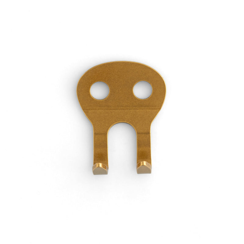 Brass 2-Prong Strap Hook