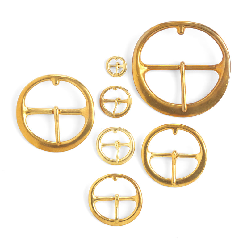 Boucle ronde en laiton Shiloh