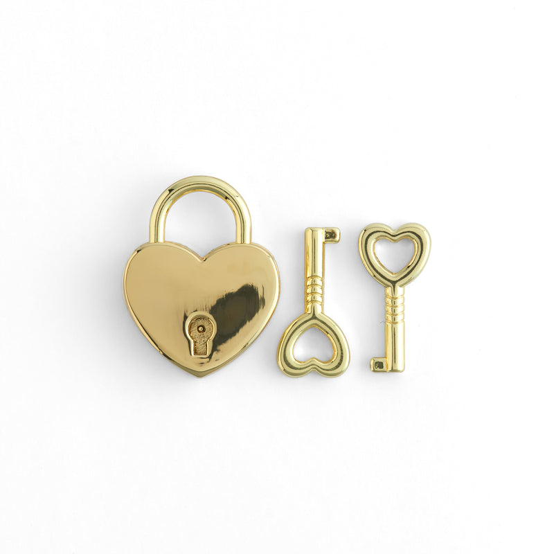 Heart Padlock Set