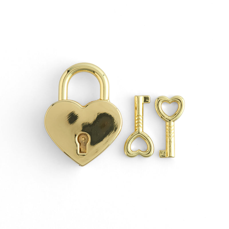 Heart Padlock Set