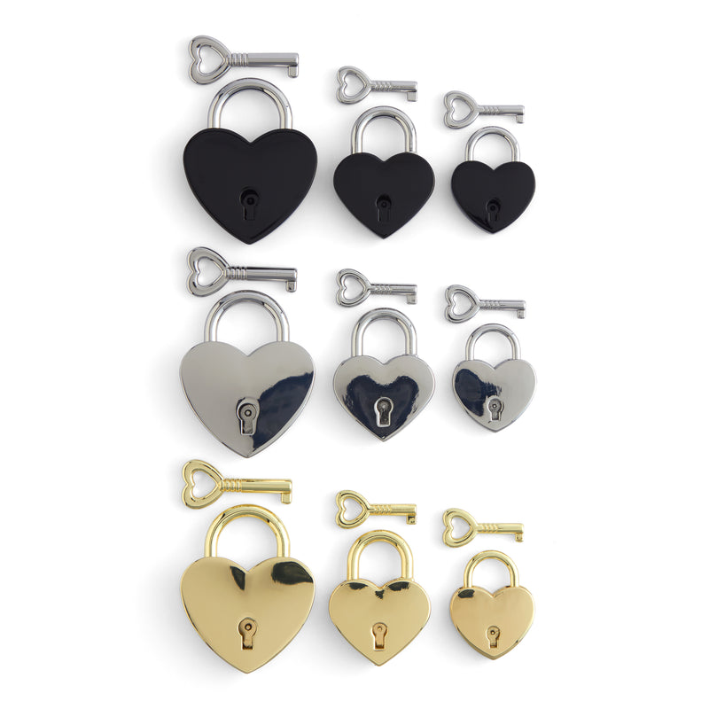 Heart Padlock Set