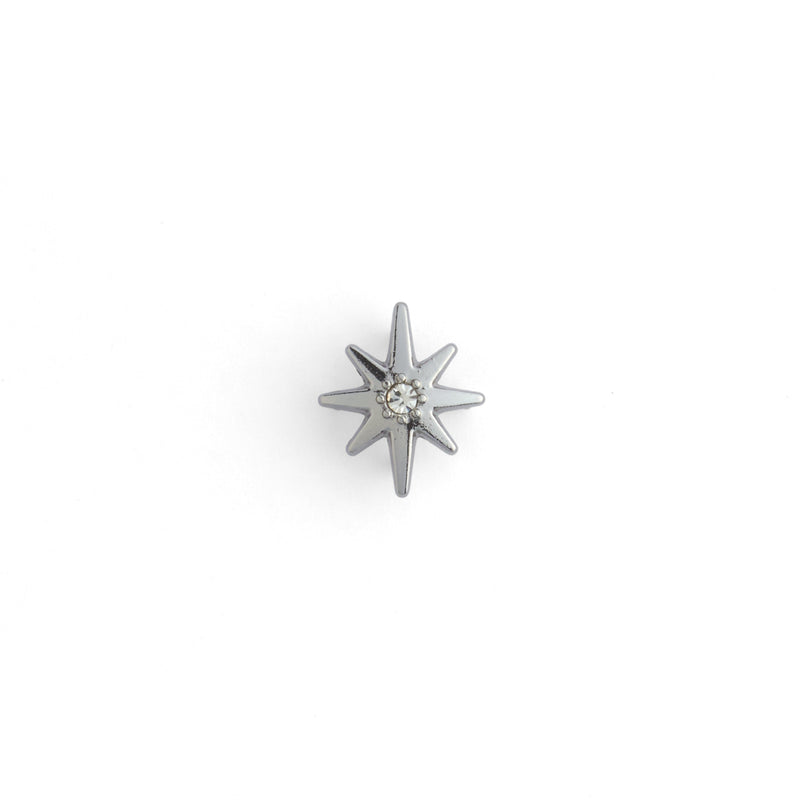 Paquete de 4 tachuelas decorativas con forma de estrella mística