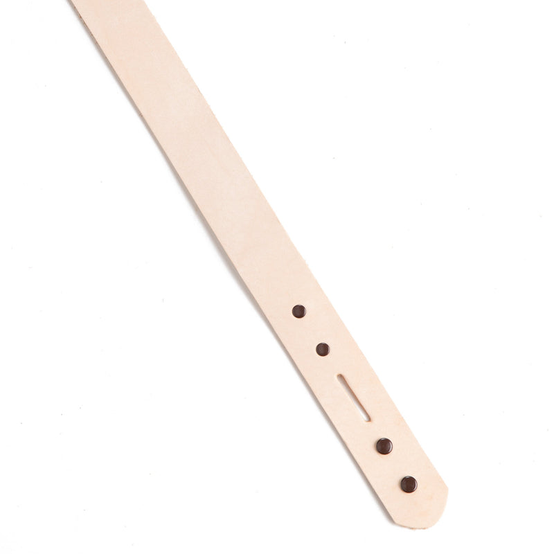Cinturón de artesano en blanco