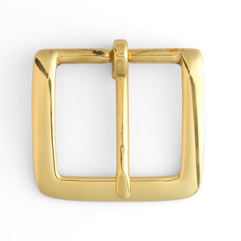 Brass Square Heel Bar Buckle