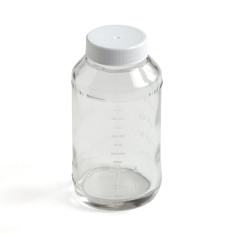 Bocal en verre Preval avec couvercle
