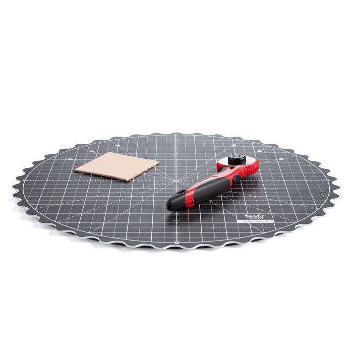 Alfombrilla de corte rotativa cuadriculada
