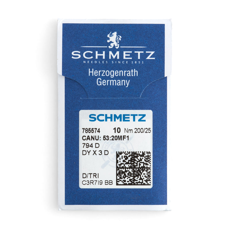 Schmetz 794 D Aguja para máquina de coser, paquete de 10