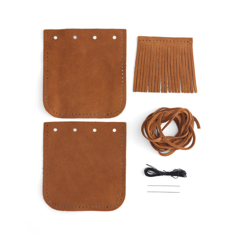 Fringed Suede Purse Kit