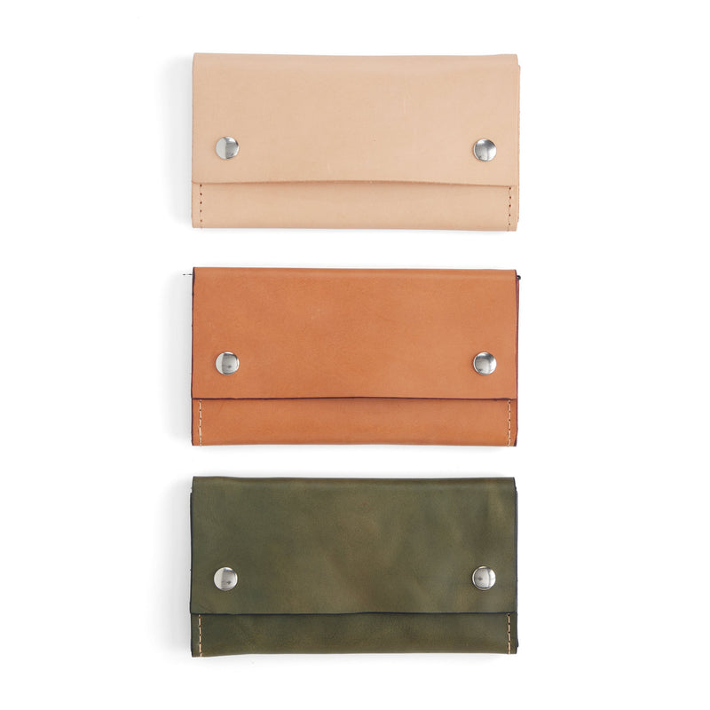 Portefeuille en cuir d'arpenteur classique, paquet de 10