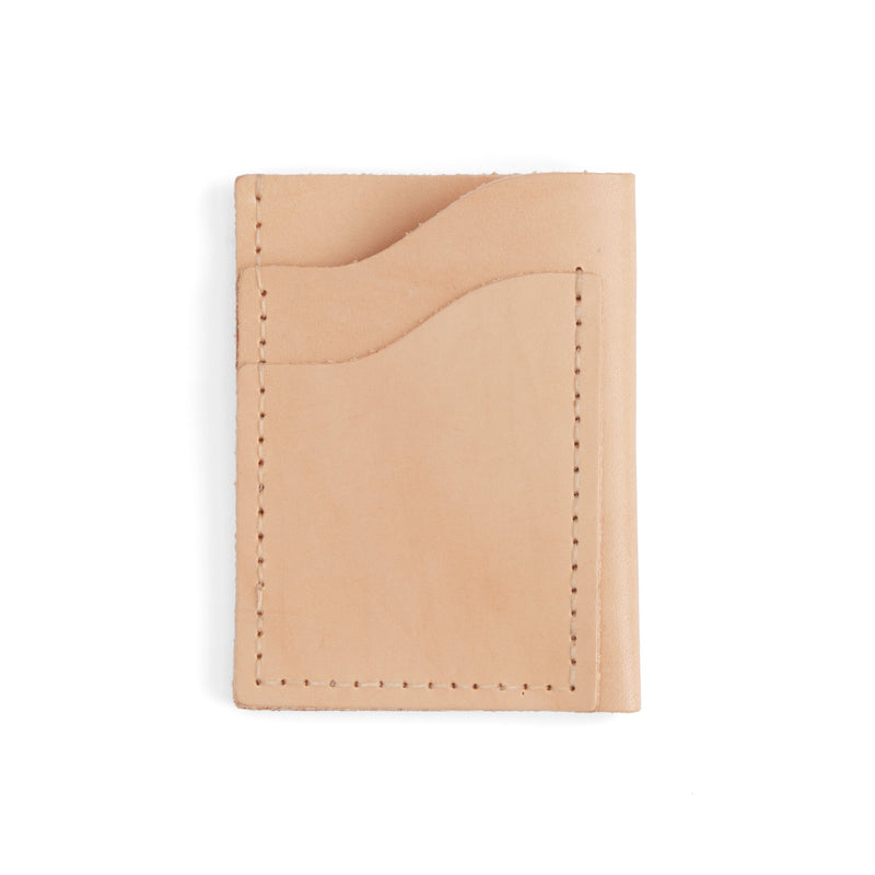 Cartera minimalista clásica de piel, paquete de 10