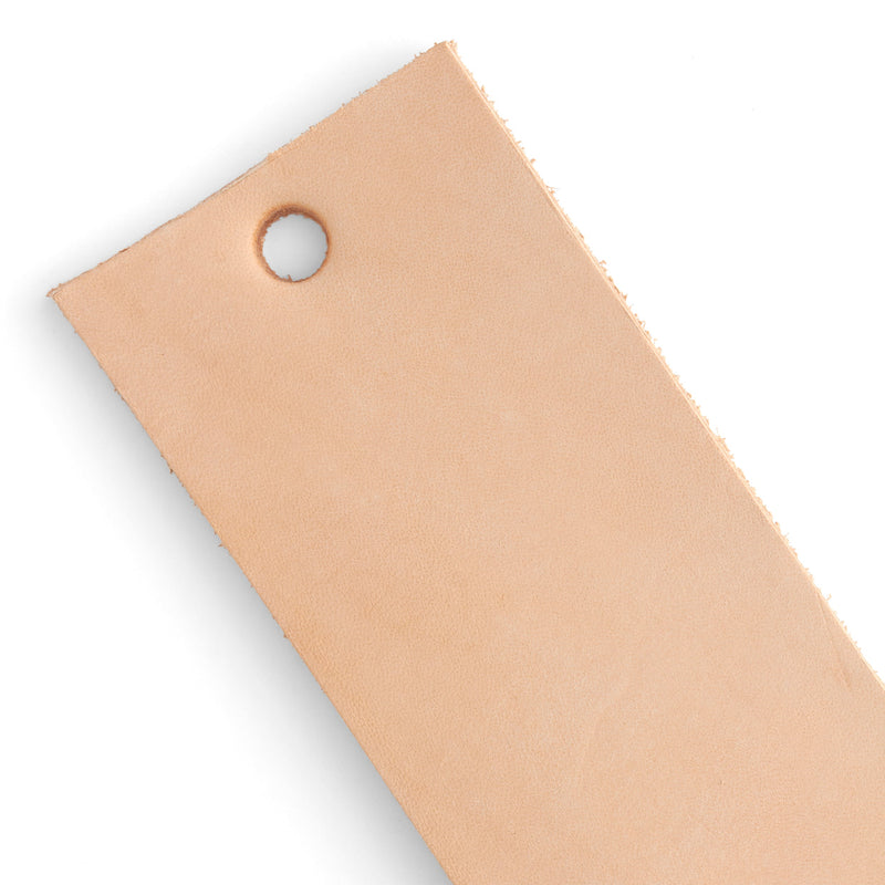 Veg-Tan Cowhide Strip Natural