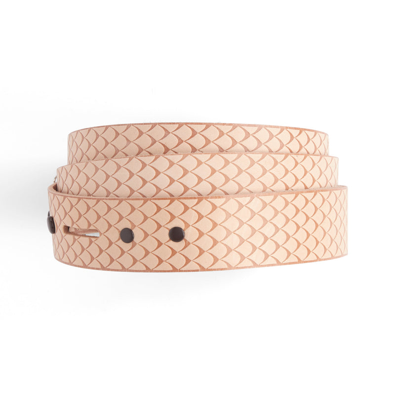 Flanelle de ceinture gaufrée festonnée