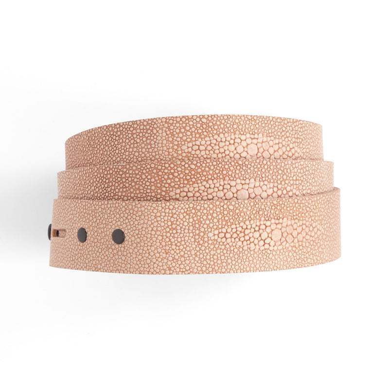Ébauche de ceinture estampée en raie