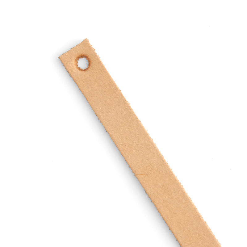 Bande de cuir de vachette légère Veg-Tan Naturel