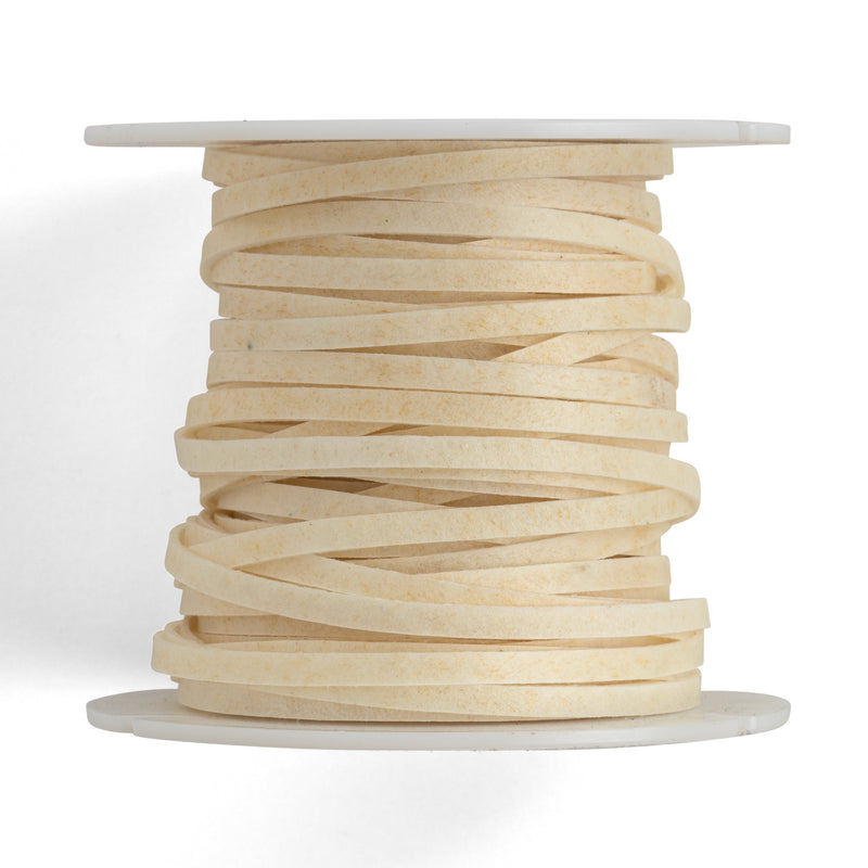 Dentelle en cuir brut
