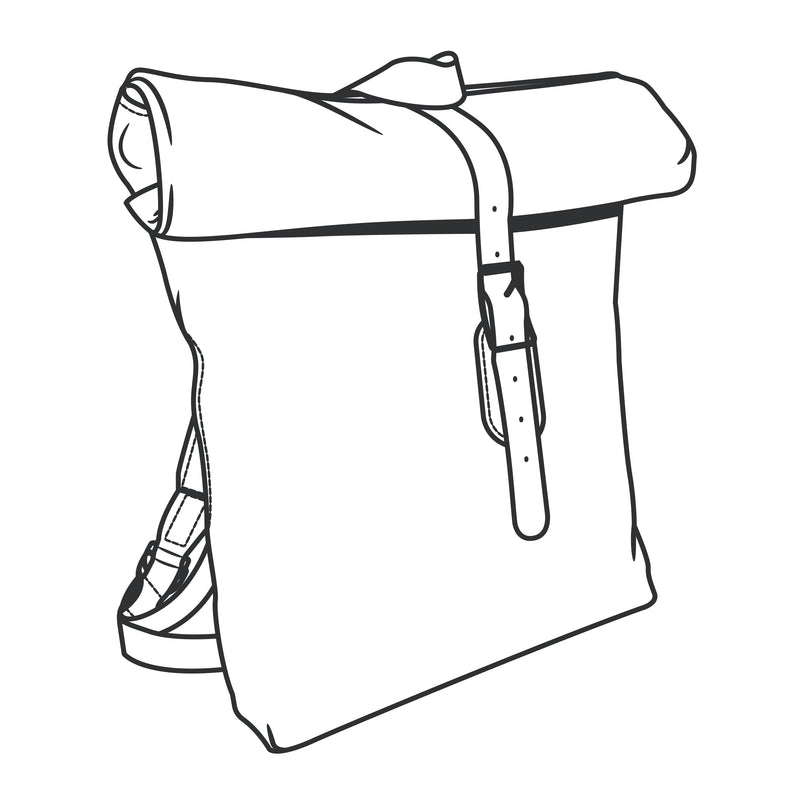 Patrón de papel de mochila Colton