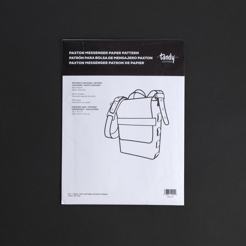 Patrón de papel de la bolsa de mensajero Paxton