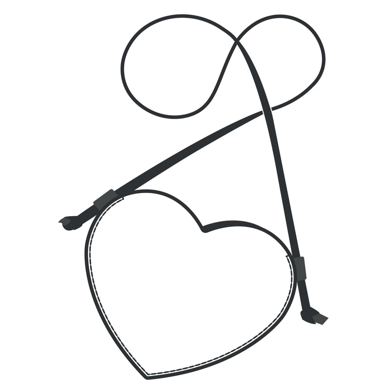 Patron papier du sac bandoulière Cœur - VENTE FINALE