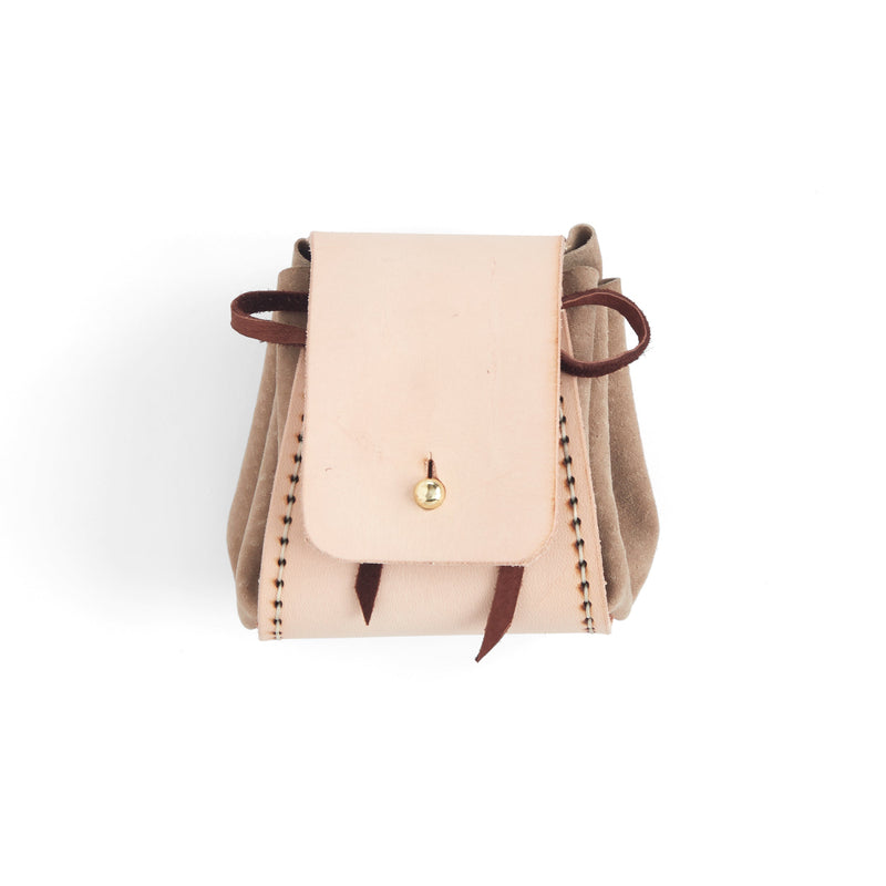 Patrón de papel para bolsa con cordón