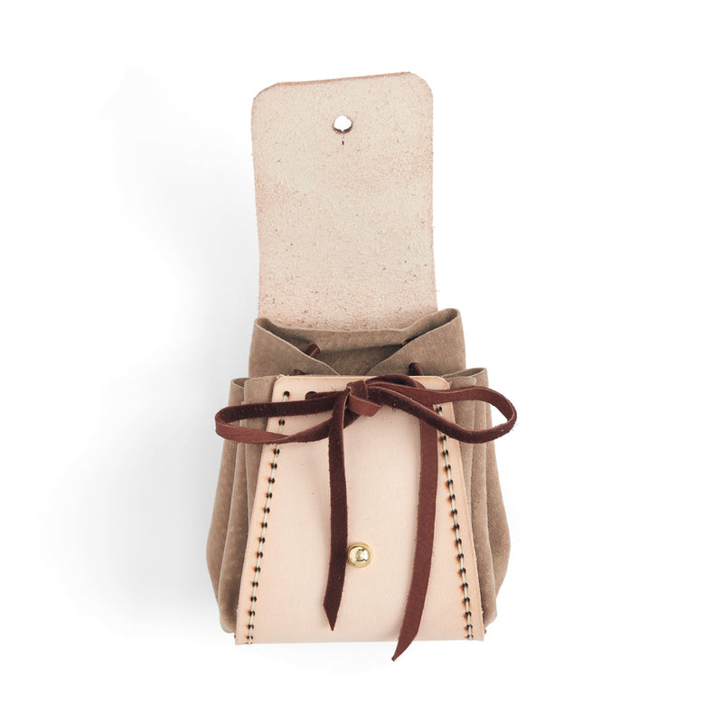 Patrón de papel para bolsa con cordón