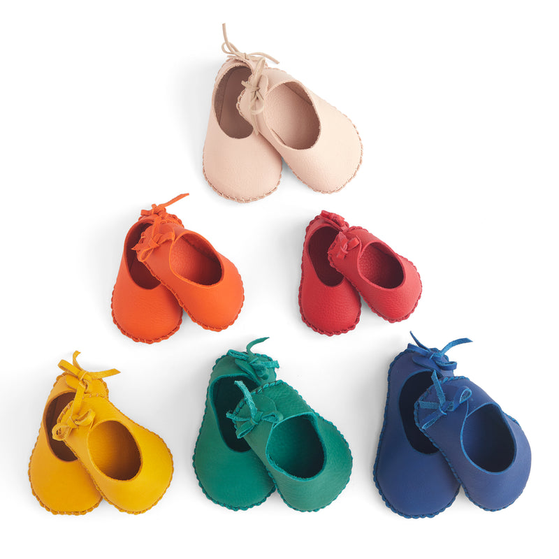 Patron en papier de chaussons de bébé