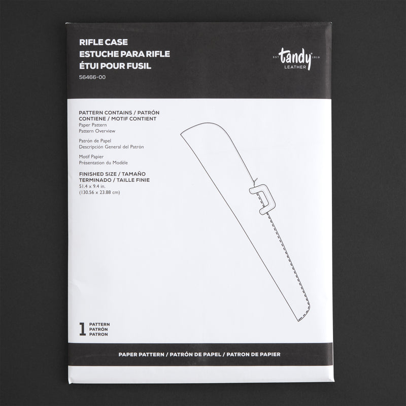 Patrón de papel para funda de rifle