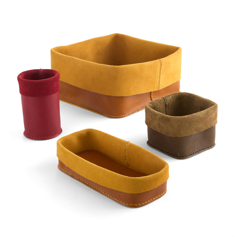 Patrón de papel del set organizador con puños