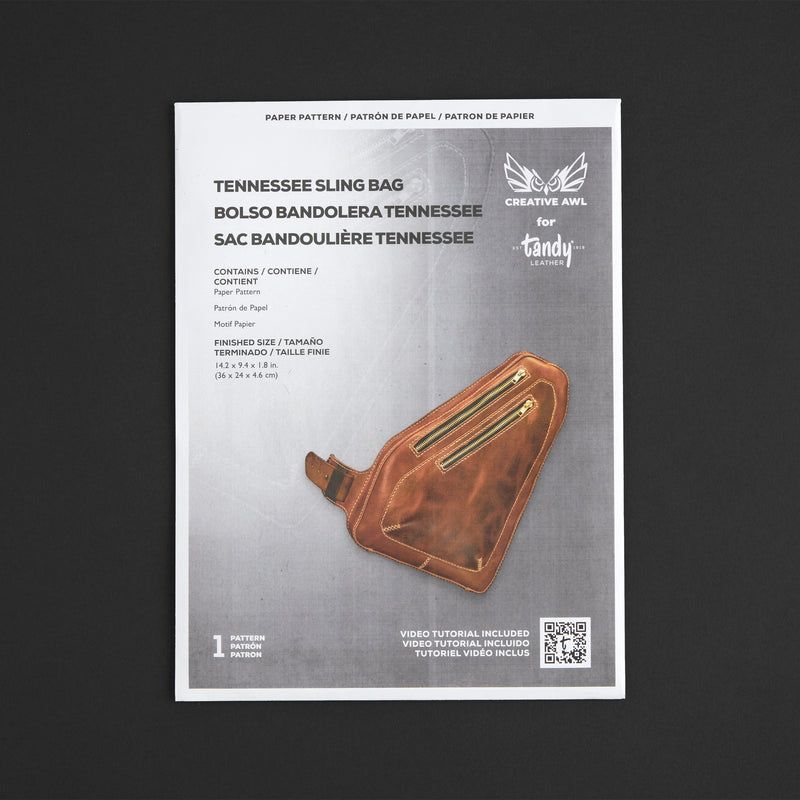 Patrón de papel para bolso bandolera Tennessee de Creative Awl