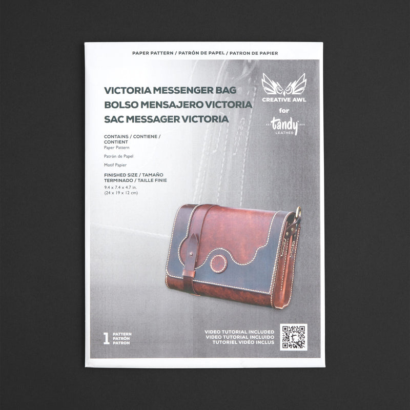 Patrón de papel para bolso Victoria de Creative Awl