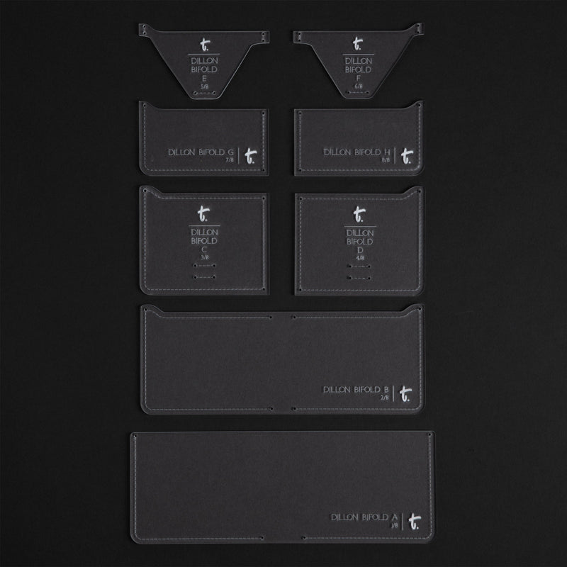 Dillon Bifold Wallet Acrylic Template
