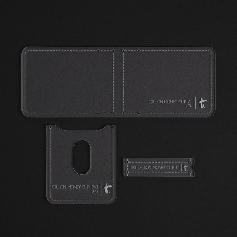 Dillon Money Clip Acrylic Template