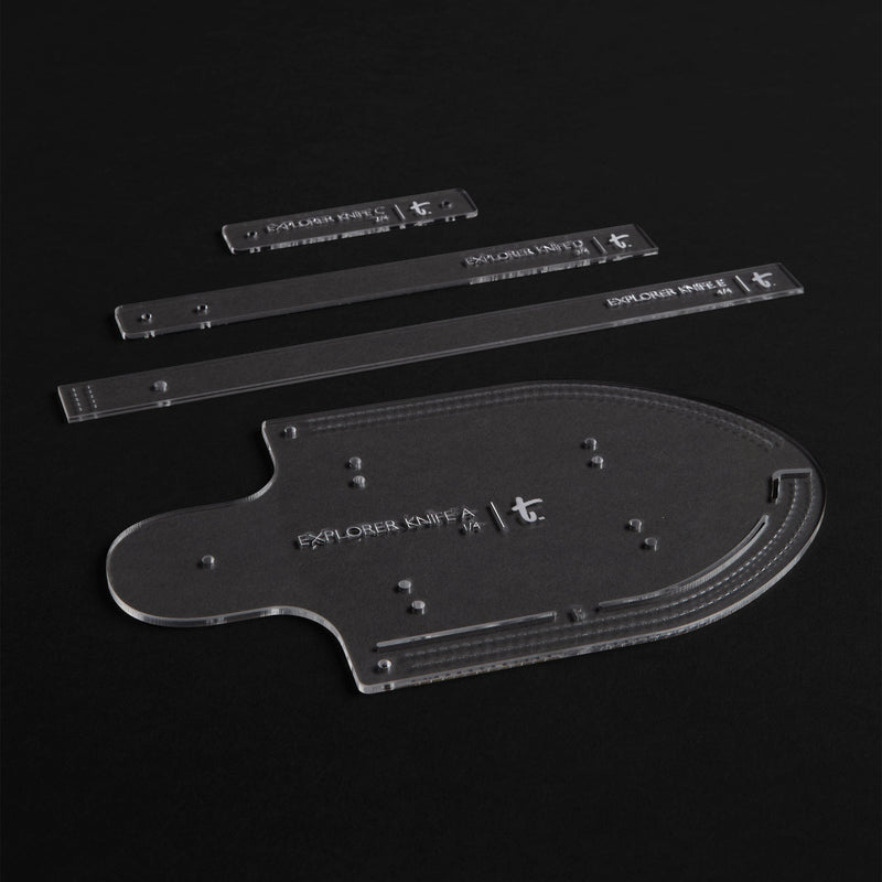 Explorer Knife Sheath Acrylic Template