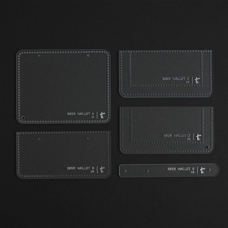 Biker Wallet Acrylic Template