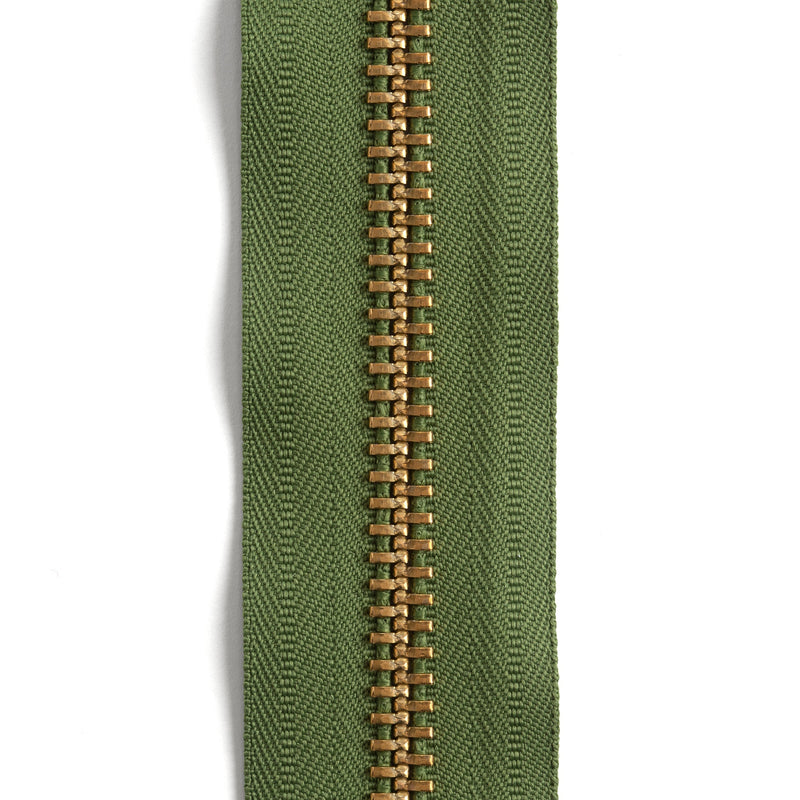 YKK #10 Brass Zipper Tape 6 ft. (1.8 m)