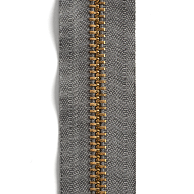 YKK #10 Brass Zipper Tape 6 ft. (1.8 m)
