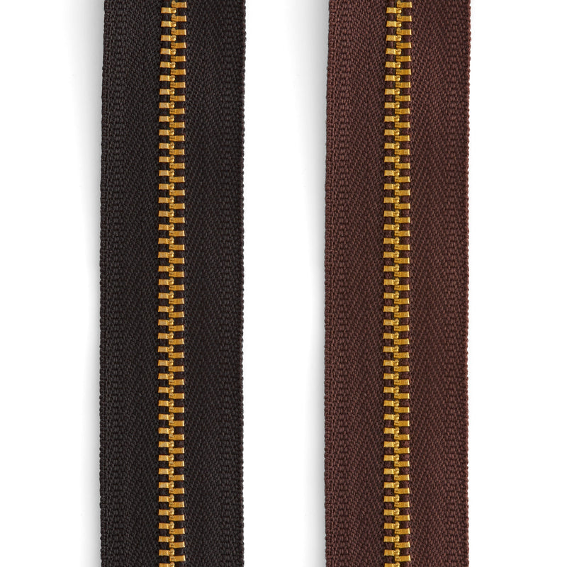 YKK #45 Brass Zipper Tape