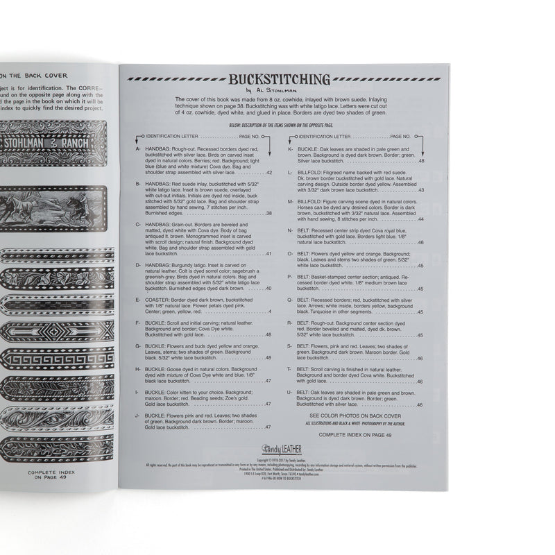 How To Buckstitch Book