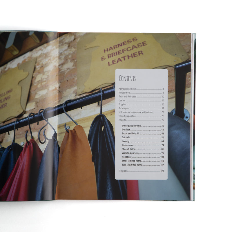 Libro de proyectos de marroquinería que cualquiera puede hacer