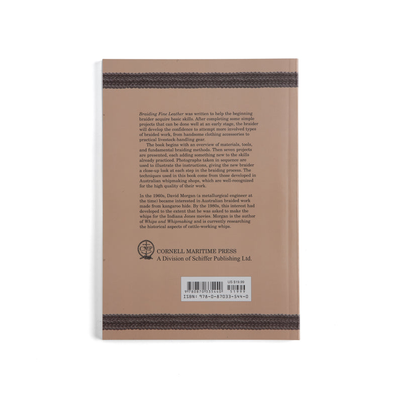 Tresser le livre en cuir fin