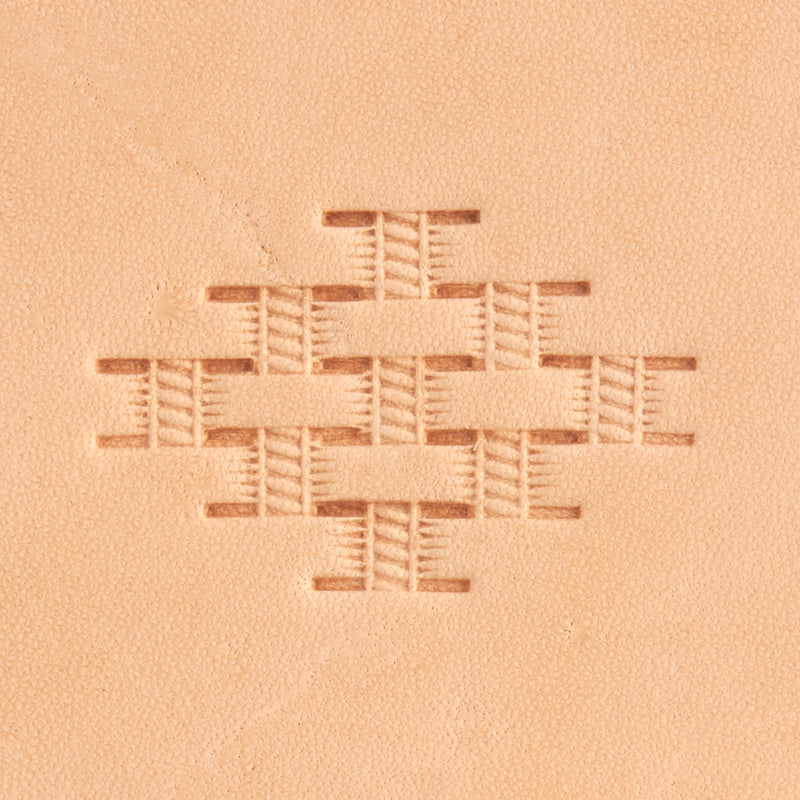 Craftool® Diagonal Center Basketweave Stamp