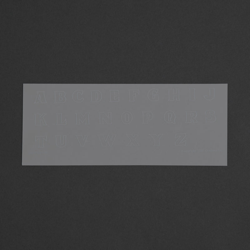 Alphabet Craftaid® 1/2" (1,3 cm)