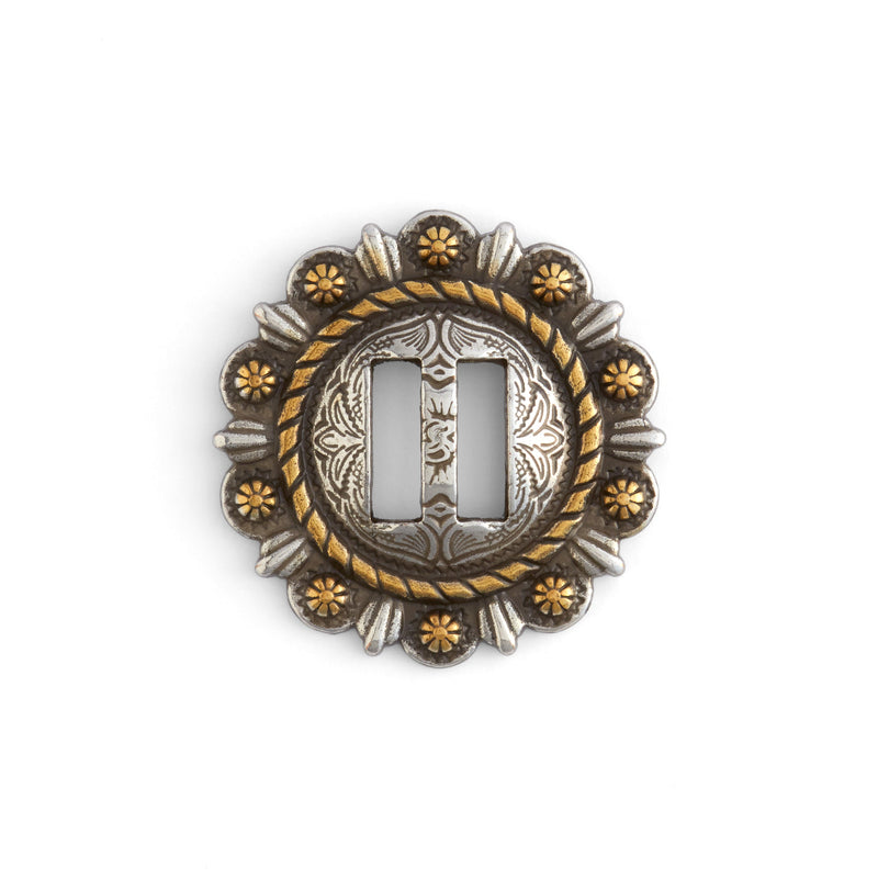 Concho ranurado de bayas de cuerda
