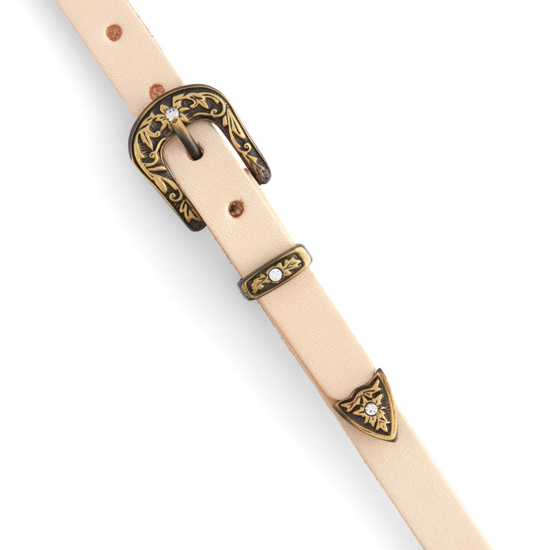 Decorative Hatband Buckle Set with Stones