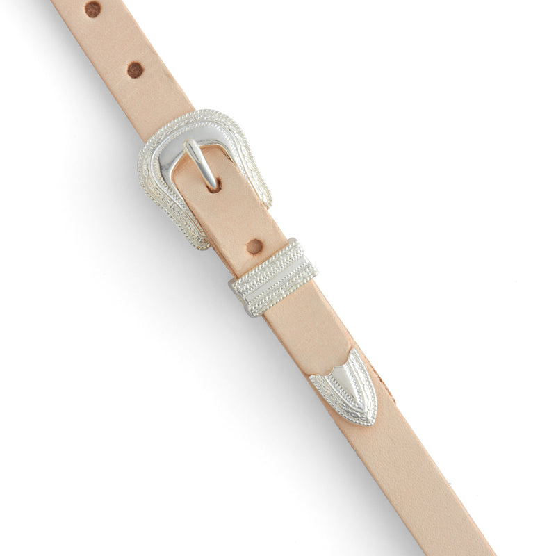 Chain Detail Decorative Hatband Buckle Set