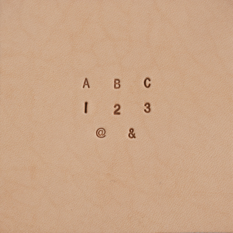 Jeu de matrices alphabet sans sérif étroites Craftool®